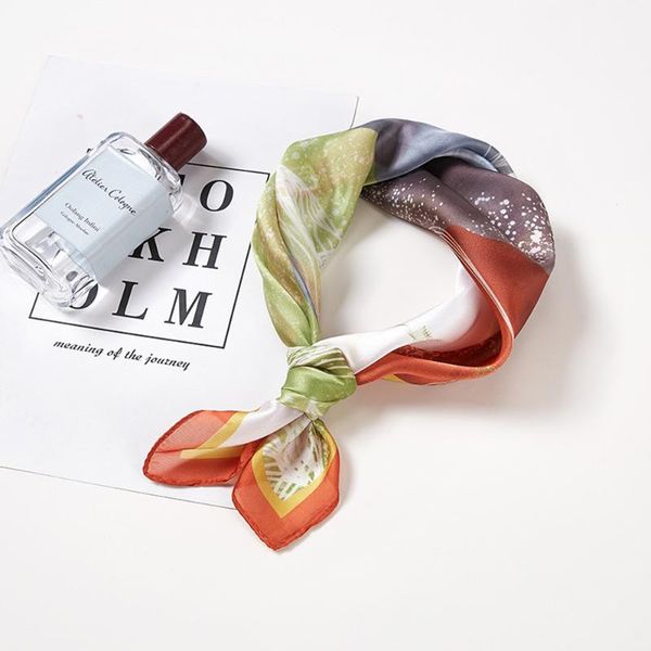 scarves autumn and winter small silk scarf female wild professional square soft printed faux hair, Blue;gray
scarves autumn and winter small silk scarf female wild professional square soft printed faux hair, Blue;gray