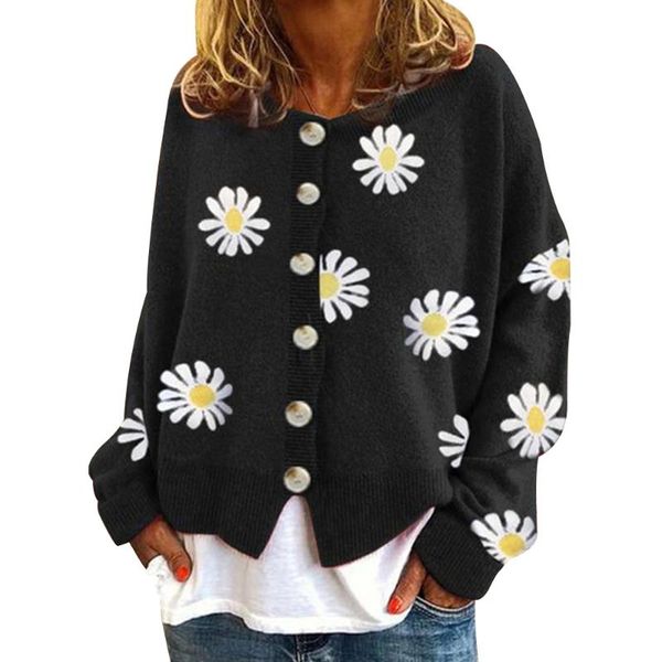 women's knits & tees women casual long sleeve cardigan sweaters fresh little daisy round neck single-breasted knitted coat outerwear sp, White
women's knits & tees women casual long sleeve cardigan sweaters fresh little daisy round neck single-breasted knitted coat outerwear sp, White