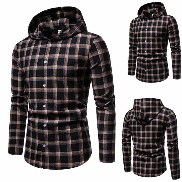 plaid shirt 2021 new autumn winter checkered shirts men long sleeve homme cotton male fashion clothes comfortable blouse, White;black
plaid shirt 2021 new autumn winter checkered shirts men long sleeve homme cotton male fashion clothes comfortable blouse, White;black