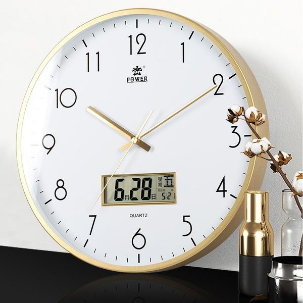 wall clocks calendar nordic design fashion metal clock living room silent creative simple modern zegar home decoration 50wc
wall clocks calendar nordic design fashion metal clock living room silent creative simple modern zegar home decoration 50wc