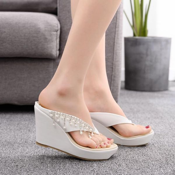 slippers fashion women sandals designers beach flip flops platform ladies shoes light breathable roman high heels, Black
slippers fashion women sandals designers beach flip flops platform ladies shoes light breathable roman high heels, Black