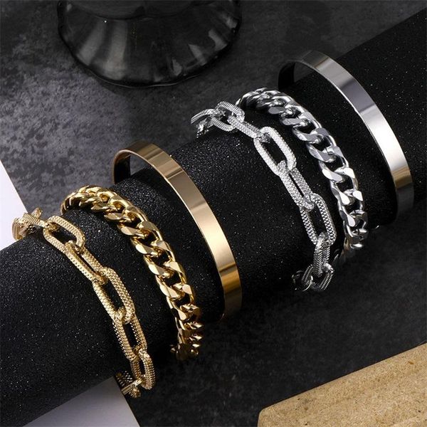 link, chain 2021 fashion punk cuban thick bracelet bangle chunky heavy metal imitation pearl wrist jewelry, Black
link, chain 2021 fashion punk cuban thick bracelet bangle chunky heavy metal imitation pearl wrist jewelry, Black
