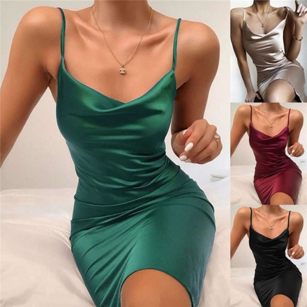 solid color dress summer tight sleeveless women's v-neck suspender casual evening dress, Black;gray
solid color dress summer tight sleeveless women's v-neck suspender casual evening dress, Black;gray