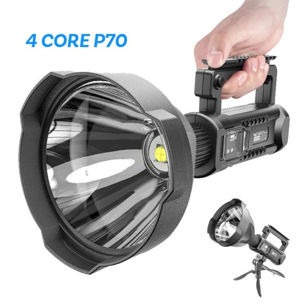 portable lanterns super bright led spotlights searchlight xhp90 lamp bead torch usb rechargeable with tripod
portable lanterns super bright led spotlights searchlight xhp90 lamp bead torch usb rechargeable with tripod