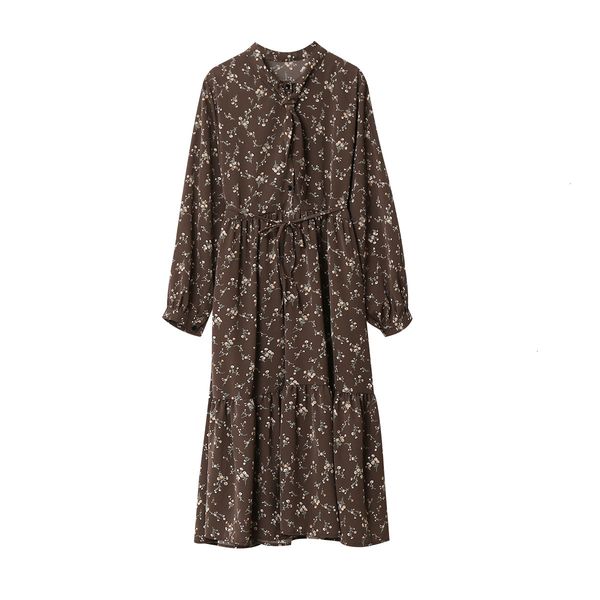 2021 arrival spring o-neck sleeve flower print chiffon women vestidos 9nns, Black;gray
2021 arrival spring o-neck sleeve flower print chiffon women vestidos 9nns, Black;gray
