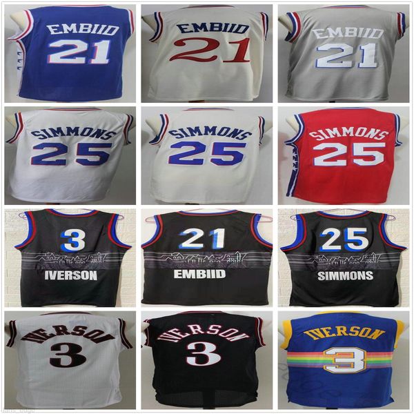 ncaa college wholesale joel 21 embiid jersey ben 25 simmons retro vintage allen 3 iverson blue white red mens basketball jerseys, Black;red
ncaa college wholesale joel 21 embiid jersey ben 25 simmons retro vintage allen 3 iverson blue white red mens basketball jerseys, Black;red