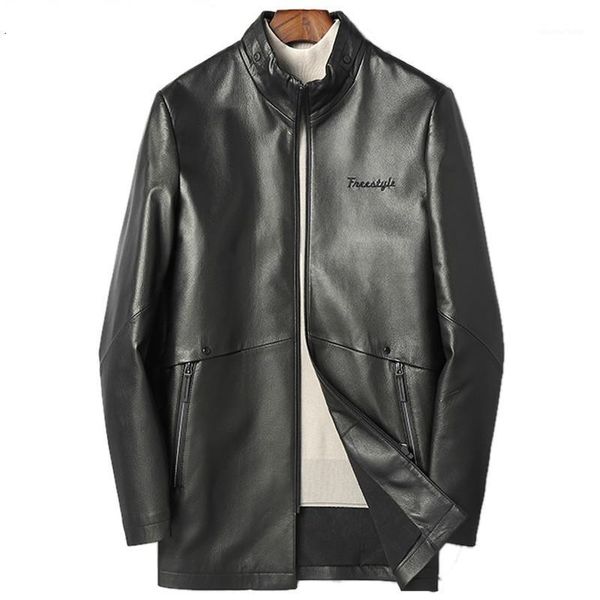 men's leather & faux genuine jacket men clothes 2021 mens goatskin coats autumn winter casual jackets chaqueta cuero p-b8161 zl956, Black
men's leather & faux genuine jacket men clothes 2021 mens goatskin coats autumn winter casual jackets chaqueta cuero p-b8161 zl956, Black