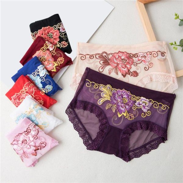 underwear women panties lace cotton briefs transparent mid-waist underpants flower pattern female lingerie plus size, Black;pink
underwear women panties lace cotton briefs transparent mid-waist underpants flower pattern female lingerie plus size, Black;pink