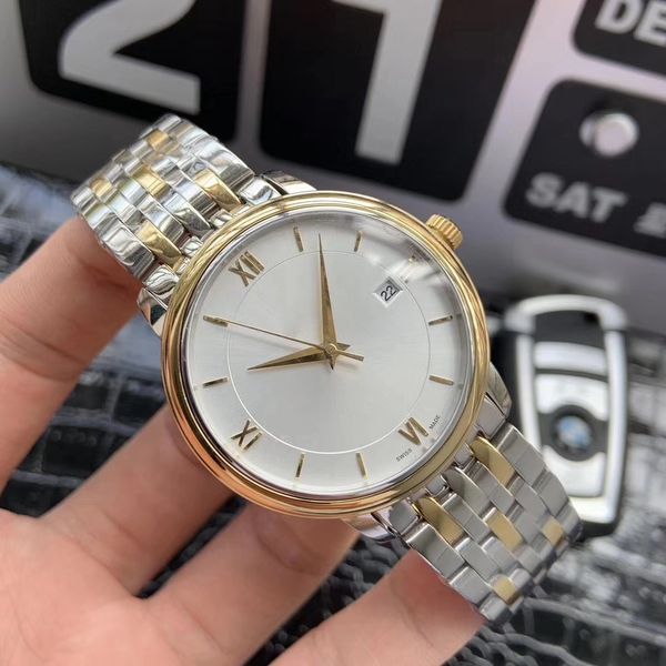 men's watch disc flying stainless steel designer watches 40mmclassic with belts and steel straps that never fade automatic mechanism 85, Slivery;brown
men's watch disc flying stainless steel designer watches 40mmclassic with belts and steel straps that never fade automatic mechanism 85, Slivery;brown