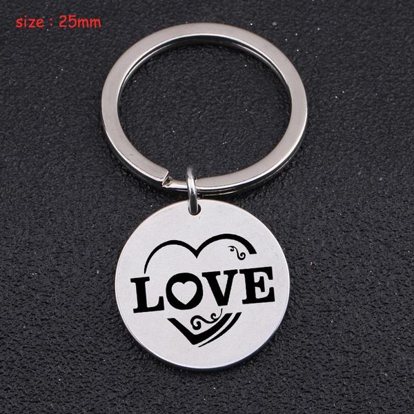 keychains fashion round heart keychain engraved love for lovers' couple wife husband trendy gift key ring holder exclusive charm tag, Silver
keychains fashion round heart keychain engraved love for lovers' couple wife husband trendy gift key ring holder exclusive charm tag, Silver