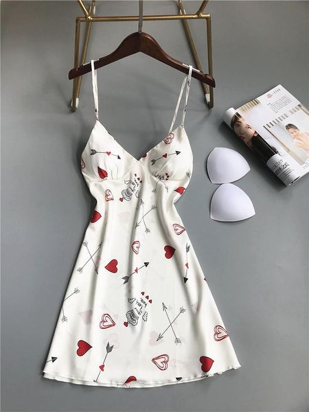 new sleepwear sleepdress deep v lace lingerie faux silk night dress print cute strawberry women spaghetti strap nightgown, Black;red
new sleepwear sleepdress deep v lace lingerie faux silk night dress print cute strawberry women spaghetti strap nightgown, Black;red