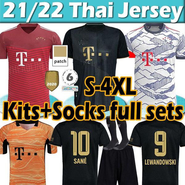 2021 2022 bayern soccer jerseys fans player version sane lewandowski coman gnabry davies muller 21/22 munich men+kids kits socks full sets f, Black;yellow
2021 2022 bayern soccer jerseys fans player version sane lewandowski coman gnabry davies muller 21/22 munich men+kids kits socks full sets f, Black;yellow
