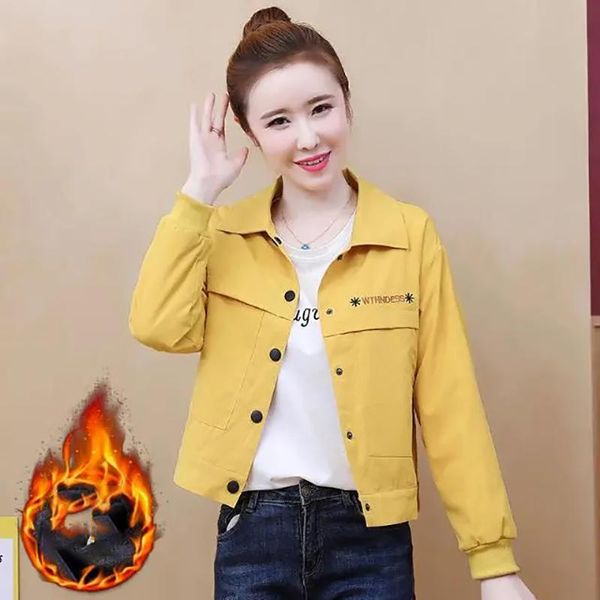 women's jackets winter thick warm printing cropped jacket women fashion casual loose single breasted coat korean style kawaii pink outw, Black;brown
women's jackets winter thick warm printing cropped jacket women fashion casual loose single breasted coat korean style kawaii pink outw, Black;brown