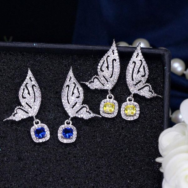 dangle & chandelier ymor earrings cubic zirconia butterfly wedding eardrop party fashion jewelry women dangler ohrringe orecchini brincos, Silver
dangle & chandelier ymor earrings cubic zirconia butterfly wedding eardrop party fashion jewelry women dangler ohrringe orecchini brincos, Silver