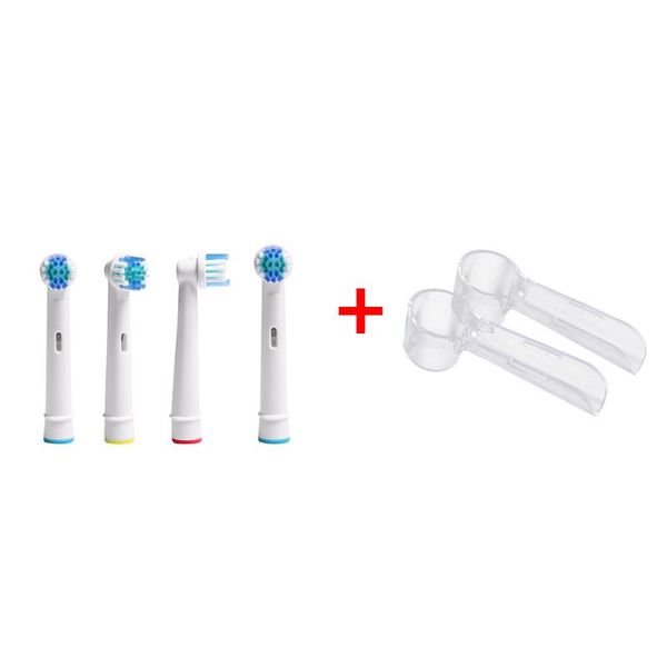 smart electric toothbrush 4x replacement brush heads for oral-b it advance power/pro health +4 protection cover
smart electric toothbrush 4x replacement brush heads for oral-b it advance power/pro health +4 protection cover