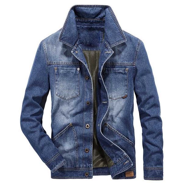 2021 new casual men's mode jacket jeans cowboy coat blue retro autumn winter masculine outdoor clothes plus size wuwh, Black;brown
2021 new casual men's mode jacket jeans cowboy coat blue retro autumn winter masculine outdoor clothes plus size wuwh, Black;brown