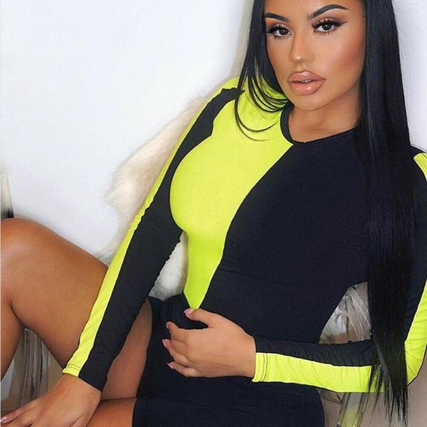 women's jumpsuits & rompers women bodysuits long sleeve bodycon fluorescent color patchwork romper jumpsuit bodysuit leotard blouse sh, Black;white
women's jumpsuits & rompers women bodysuits long sleeve bodycon fluorescent color patchwork romper jumpsuit bodysuit leotard blouse sh, Black;white