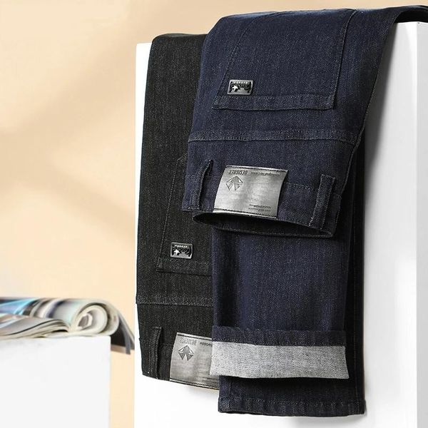 men's jeans 2021 autumn men solid col cotton stretch business classic regular pants fit denim trousers male brand clothes, Blue
men's jeans 2021 autumn men solid col cotton stretch business classic regular pants fit denim trousers male brand clothes, Blue