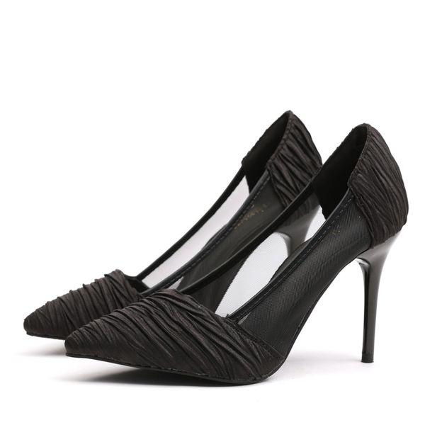 sandals european and american style high heels womens 2021 spring elegant ol hollow mesh lace stiletto heel pointed toe low-cut shoes womens, Black
sandals european and american style high heels womens 2021 spring elegant ol hollow mesh lace stiletto heel pointed toe low-cut shoes womens, Black