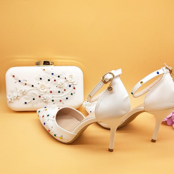 white lace flower wedding shoes matching bags bride high heels wedges pumps ladies party and set strap shoe dq5p, Black
white lace flower wedding shoes matching bags bride high heels wedges pumps ladies party and set strap shoe dq5p, Black