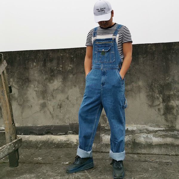 denim jeans men men's overalls jumpsuit large size strap straight pants blue suitable for weighing qh5z
denim jeans men men's overalls jumpsuit large size strap straight pants blue suitable for weighing qh5z