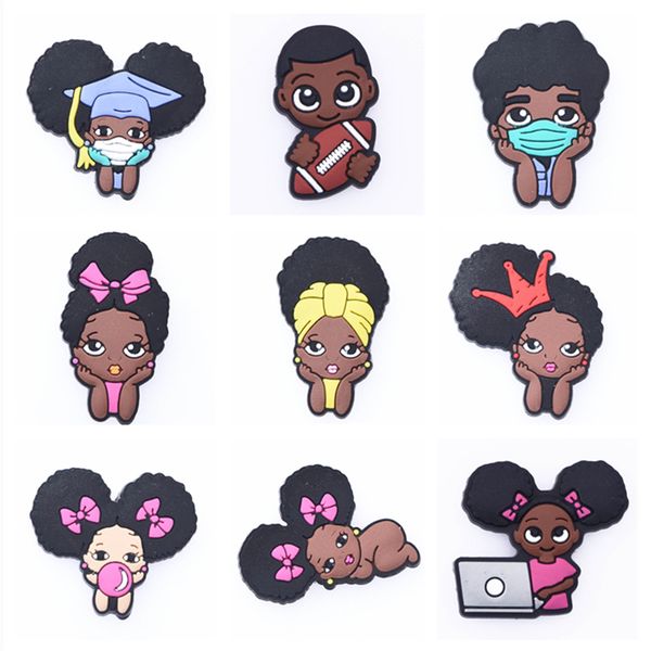factory half price discount black girl theme soft pvc shoes accessories boys and girls with masks charm, White;pink
factory half price discount black girl theme soft pvc shoes accessories boys and girls with masks charm, White;pink