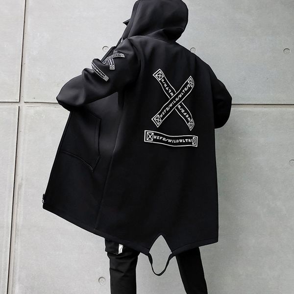2021 autumn men hooded ets print harajuku windbreaker ribbon overcoat male casual outwear hip hop streetwear coats, Black;brown
2021 autumn men hooded ets print harajuku windbreaker ribbon overcoat male casual outwear hip hop streetwear coats, Black;brown