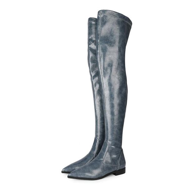 boots long women pure color high tube over-the-knee motorcycle pointed toe genuine leather shoes woman botas de mujer, Black
boots long women pure color high tube over-the-knee motorcycle pointed toe genuine leather shoes woman botas de mujer, Black