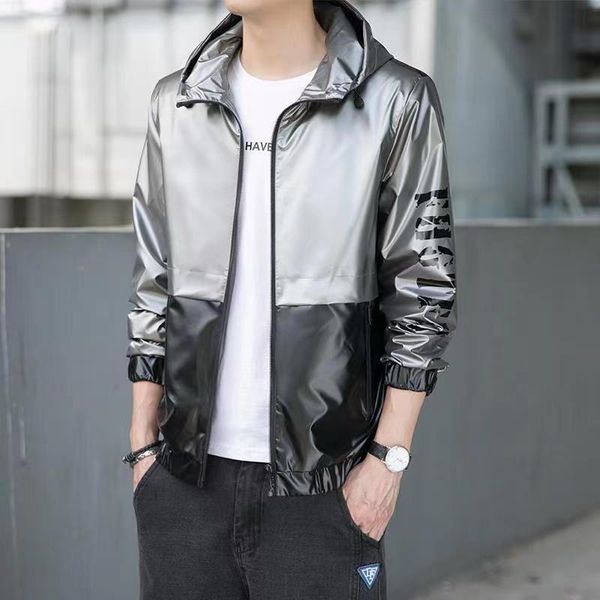 men's jackets men jacket fashion glossy mens waterproof clothing trends korean coats, Black;brown
men's jackets men jacket fashion glossy mens waterproof clothing trends korean coats, Black;brown