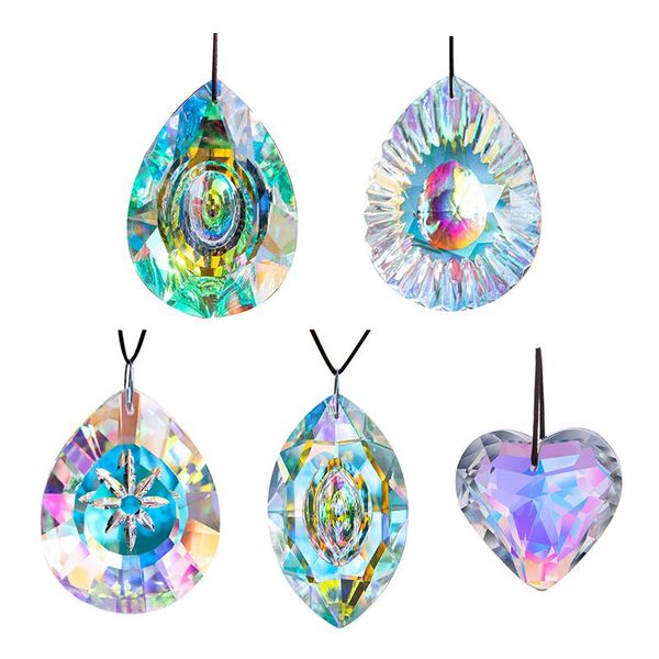 h&d 5 styles colorful crystal suncatcher pendant rainbow chandelier jewelry prism hanging ornaments diy home wedding party decor
h&d 5 styles colorful crystal suncatcher pendant rainbow chandelier jewelry prism hanging ornaments diy home wedding party decor