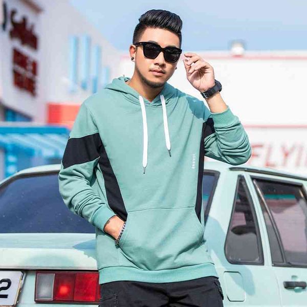 sweater men's hoodie autumn new trend street color blocking fat plus size hip hop brand loose fashion pullover, Black
sweater men's hoodie autumn new trend street color blocking fat plus size hip hop brand loose fashion pullover, Black