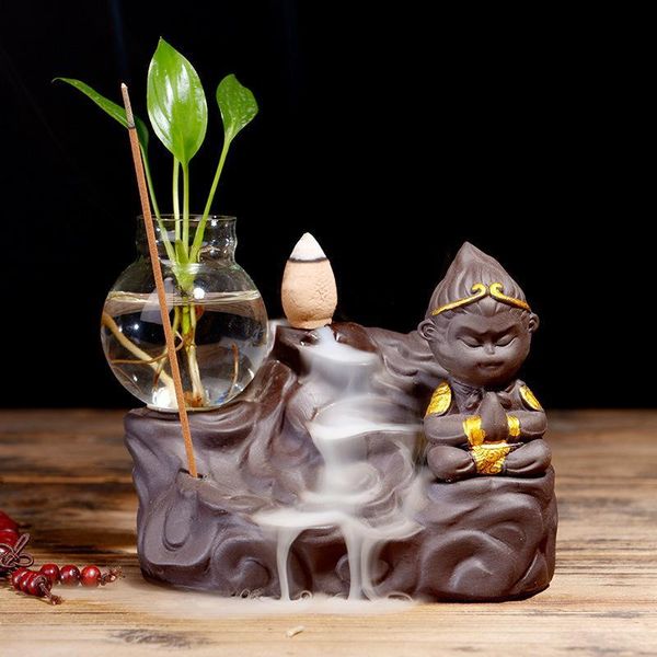 fragrance lamps cute monkey backflow incense burner glass flower pot plant container ceramic smoke waterfall holder home decor gift
fragrance lamps cute monkey backflow incense burner glass flower pot plant container ceramic smoke waterfall holder home decor gift