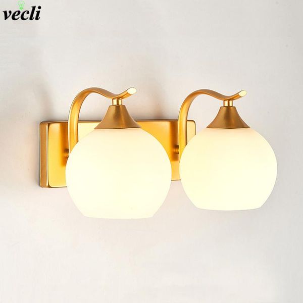 modern simple led wall lamps nordic gold glass lampshade wall lights corridor bedroom bedside lamp mirror sconces ac85-265v
modern simple led wall lamps nordic gold glass lampshade wall lights corridor bedroom bedside lamp mirror sconces ac85-265v