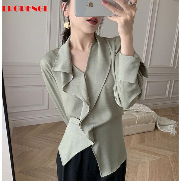spring summer women's shirts 2021 new v-neck fashion all-match conventional street style solid color slim pullover, White
spring summer women's shirts 2021 new v-neck fashion all-match conventional street style solid color slim pullover, White
