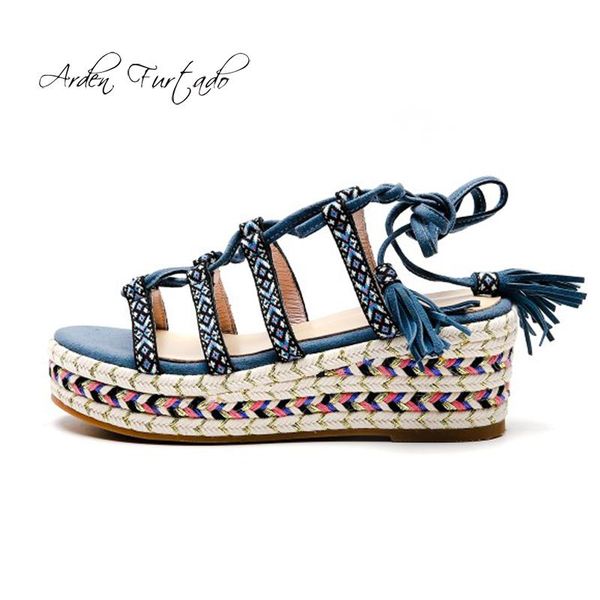 dress shoes arden furtado 2021 summer platform fringed bohemia casual cross strap lace up sandals women's wedges rome fashion, Black
dress shoes arden furtado 2021 summer platform fringed bohemia casual cross strap lace up sandals women's wedges rome fashion, Black