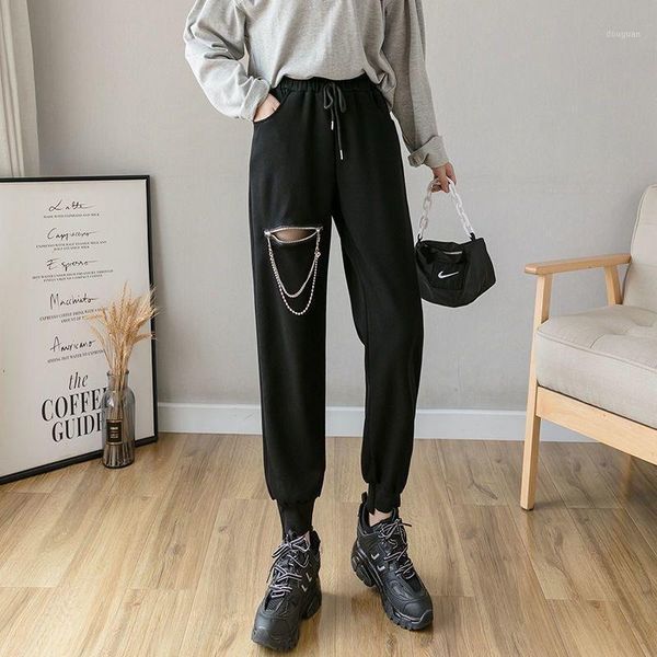women's pants & capris black zipper cargo women harajuku punk casual elastic high waist trousers female gray street sweatpants, Black;white
women's pants & capris black zipper cargo women harajuku punk casual elastic high waist trousers female gray street sweatpants, Black;white