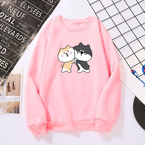 women's hoodies & sweatshirts oversized hoodie harajuku pink pullovers lovely kawaii casual two small dogs sweatshirt long sleeves, Black
women's hoodies & sweatshirts oversized hoodie harajuku pink pullovers lovely kawaii casual two small dogs sweatshirt long sleeves, Black