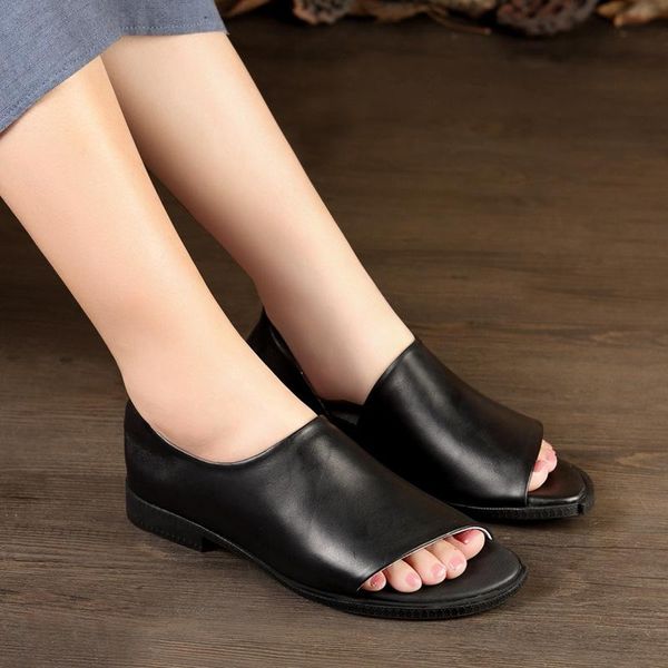 sandals women's leisure time flat bottom will code single shoe manual shoe cowhide women's shoes, Black
sandals women's leisure time flat bottom will code single shoe manual shoe cowhide women's shoes, Black