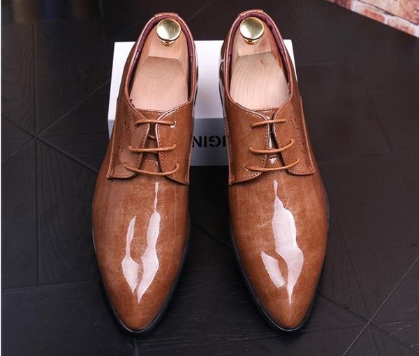 new fashion black red genuine leather men dress shoes male business oxford shoes original brand men wedding shoes
new fashion black red genuine leather men dress shoes male business oxford shoes original brand men wedding shoes