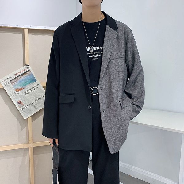 2021 new style cotton blazer men's fashion retro hit color business casual suit men streetwear jacket mens 48fa, White;black
2021 new style cotton blazer men's fashion retro hit color business casual suit men streetwear jacket mens 48fa, White;black