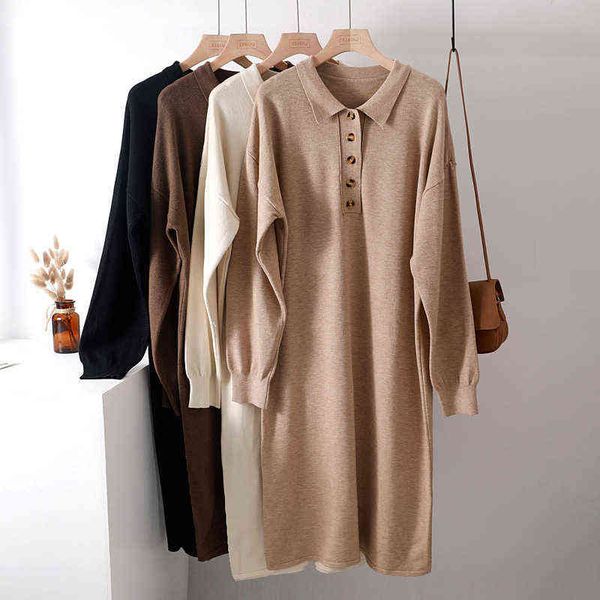 turndown collar oversize thick long sweater dress women autumn winter straight sweater dress female casual loose maxi knit dress g1214, Black;gray
turndown collar oversize thick long sweater dress women autumn winter straight sweater dress female casual loose maxi knit dress g1214, Black;gray