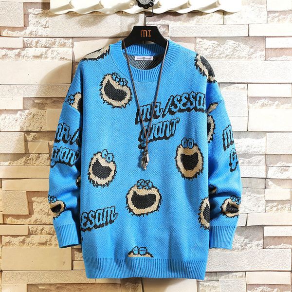 new 2021 oversized mens sweaters fashion autumn letter knitted sweater for man full sleeve pulloves men clothing 0095, White;black
new 2021 oversized mens sweaters fashion autumn letter knitted sweater for man full sleeve pulloves men clothing 0095, White;black