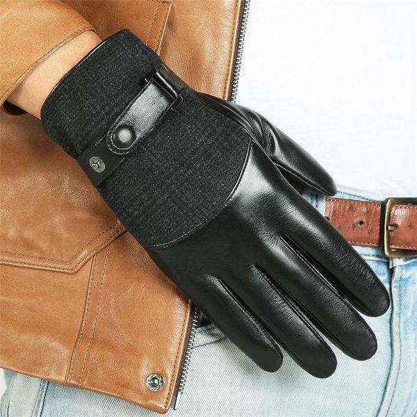 fingerless gloves 2021 men' genuine leather male autumn winter plush lined five fingers touchscreen lambskin m035nc2-1, Blue;gray
fingerless gloves 2021 men' genuine leather male autumn winter plush lined five fingers touchscreen lambskin m035nc2-1, Blue;gray