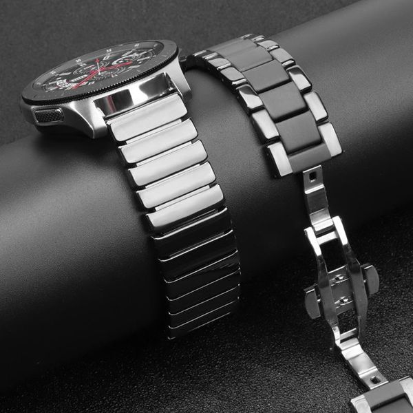 watch bands ceramic 22mm band for samsung galaxy 46mm 3 45mm correa gear s3 frontier bracelet wrist belt huawei gt 2 strap, Black;brown
watch bands ceramic 22mm band for samsung galaxy 46mm 3 45mm correa gear s3 frontier bracelet wrist belt huawei gt 2 strap, Black;brown