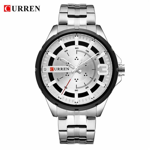 wristwatches curren watches for men military unique design dial stainless steel band clock male watch quartz wristwatch relogio masculino, Slivery;brown
wristwatches curren watches for men military unique design dial stainless steel band clock male watch quartz wristwatch relogio masculino, Slivery;brown
