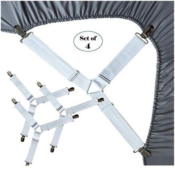 4pcs adjustable elastic mattress cover corner holder clip bed sheet fasteners straps grippers suspender cord hook loo jllioj
4pcs adjustable elastic mattress cover corner holder clip bed sheet fasteners straps grippers suspender cord hook loo jllioj
