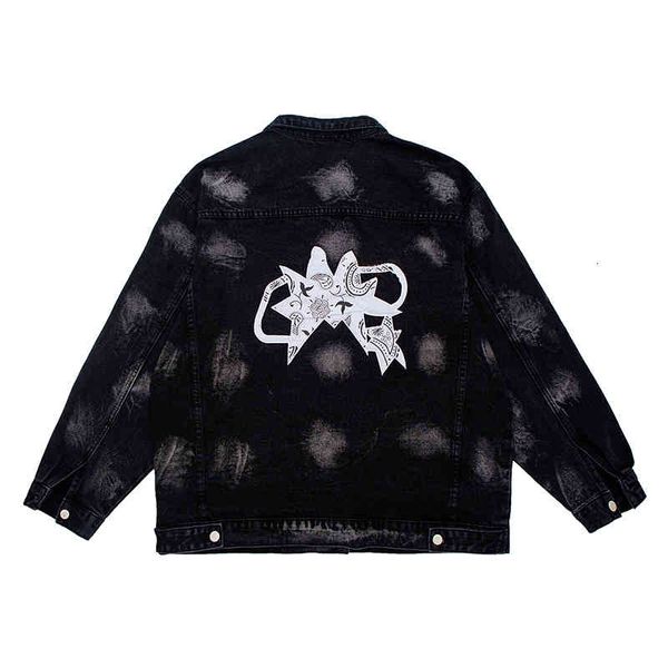 men's jackets japanese washed lapel cashew patchwork jacket male lapels casual windbreaker jeans chamise harajuku dohb, Black;brown
men's jackets japanese washed lapel cashew patchwork jacket male lapels casual windbreaker jeans chamise harajuku dohb, Black;brown