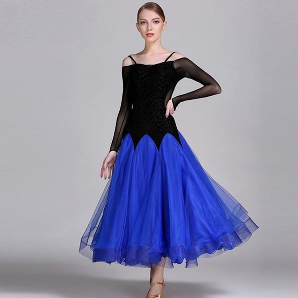 stage wear ballroom dance competition dresses waltz standard dress dancing clothes foxtrot, Black;red
stage wear ballroom dance competition dresses waltz standard dress dancing clothes foxtrot, Black;red