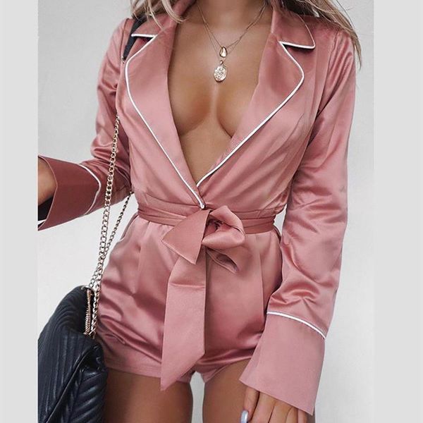 women's jumpsuits & rompers women fashion romper 4 colors long sleeve turn-down collar v-neck sashes belt, Black;white
women's jumpsuits & rompers women fashion romper 4 colors long sleeve turn-down collar v-neck sashes belt, Black;white