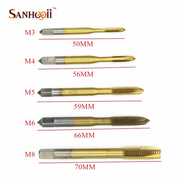 5x titanium electroplating hss machine screw tap m3 m4 m5 m6 m8 spiral pointed taps tool gadgets zm56
5x titanium electroplating hss machine screw tap m3 m4 m5 m6 m8 spiral pointed taps tool gadgets zm56